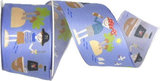 Stuha taftová LITTLE PIRAT 40mm x 2m