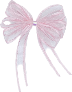 Mašle PINK CHAMPAGNER ručně vázaná, malá  8 x 10cm