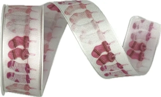Stuha taftová NEW BABY PINK růžová 25mm x 3m (8,- Kč/m) 