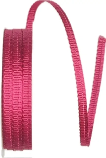 Stuha rypsová ELEGANCE SHOCKING PINK sytě růžová 6mm x 6m (3,50 Kč/m) 