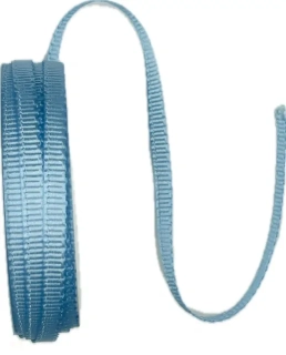 Stuha rypsová ELEGANCE LIGHT BLUE světle modrá 6mm x 6m (3,50 Kč/m) 