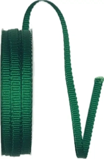 Stuha rypsová ELEGANCE DARK GREEN tmavě zelená 6mm x 6m (3,50 Kč/m) 