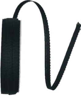 Stuha rypsová ELEGANCE BLACK černá 6mm x 6m (3,50 Kč/m) 