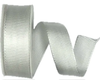 Stuha rypsová ELEGANCE WHITE bílá 25mm x 3m (7,- Kč/m) 