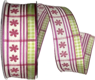 POSLEDNÍ KUS! Stuha saténová SELINA SHOCKING PINK růžová 40mm x 20m ( 4,50 Kč/m)