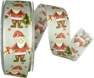 Stuha vánoční ELF MAGIC 40mm x 20m (5,-Kč/m)