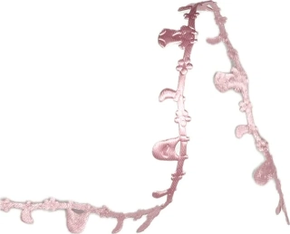 Stuha vysekávaná HELO GIRL růžová 10mm x 5m (15,- Kč/m)