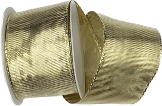 Stuha lurexová CELEBRATION GOLD zlatá lesklá 40mm x 2m (14,-Kč/m)