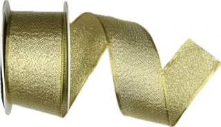 Stuha  OUTDOOR WATERFROOF zlatá matná 40mm x 10m ( 8,90 Kč/m)