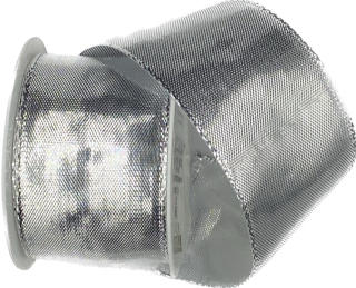 Stuha lurexová CELEBRATION SILVER stříbrná 40mm x 2m (14,-Kč/m)