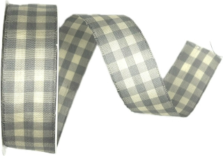 Stuha taftová MULTICOLORE GREY šedá 25mm x 3m (8,-Kč/m)